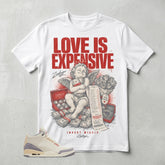 Cream Muslin 3s Zadago Shirt Love Is Expensive Graphic