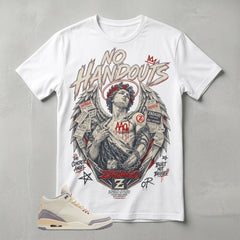Cream Muslin 3s Zadago Shirt No Handouts Graphic