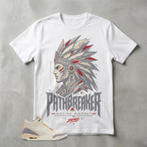 Cream Muslin 3s Zadago Shirt Path Breaker Graphic