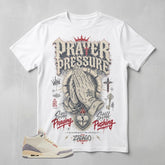 Cream Muslin 3s Zadago Shirt Prayer Pressure Graphic