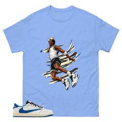 Cream Travis Scott Fragment Sail Military Blue 1s Shirt Air Ball Graphic