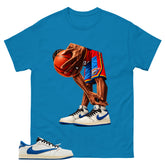 Cream Travis Scott Fragment Sail Military Blue 1s Shirt Ball Time Graphic