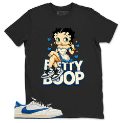 Cream Travis Scott Fragment Sail Military Blue 1s Shirt Betty Boop Graphic
