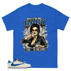 Cream Travis Scott Fragment Sail Military Blue 1s Shirt Don't Call Me Baby Graphic