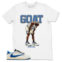 Cream Travis Scott Fragment Sail Military Blue 1s Shirt Goat Rare Air Graphic