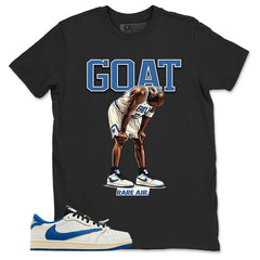 Cream Travis Scott Fragment Sail Military Blue 1s Shirt Goat Rare Air Graphic