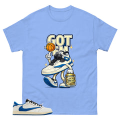 Cream Travis Scott Fragment Sail Military Blue 1s Shirt Got Em Bread Graphic