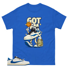 Cream Travis Scott Fragment Sail Military Blue 1s Shirt Got Em Bread Graphic