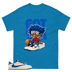 Cream Travis Scott Fragment Sail Military Blue 1s Shirt Got Em Dope Graphic