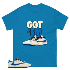 Cream Travis Scott Fragment Sail Military Blue 1s Shirt Got Em Graphic