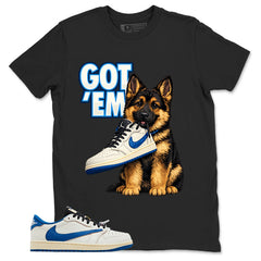 Cream Travis Scott Fragment Sail Military Blue 1s Shirt Got Em GS Graphic