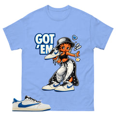 Cream Travis Scott Fragment Sail Military Blue 1s Shirt Got Em Lady Graphic