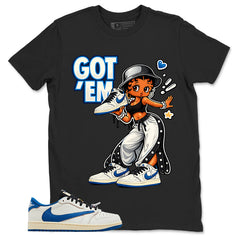 Cream Travis Scott Fragment Sail Military Blue 1s Shirt Got Em Lady Graphic