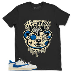 Cream Travis Scott Fragment Sail Military Blue 1s Shirt Hopeless Graphic
