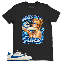 Cream Travis Scott Fragment Sail Military Blue 1s Shirt Kiss My Airs Graphic