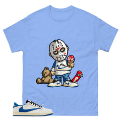 Cream Travis Scott Fragment Sail Military Blue 1s Shirt Little Jason Graphic
