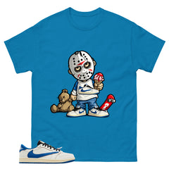 Cream Travis Scott Fragment Sail Military Blue 1s Shirt Little Jason Graphic
