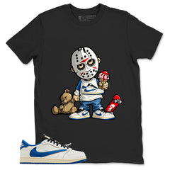 Cream Travis Scott Fragment Sail Military Blue 1s Shirt Little Jason Graphic