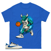 Cream Travis Scott Fragment Sail Military Blue 1s Shirt Raging Bull Graphic
