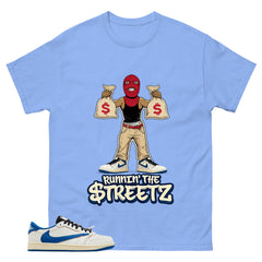 Cream Travis Scott Fragment Sail Military Blue 1s Shirt Runnin The Street Graphic