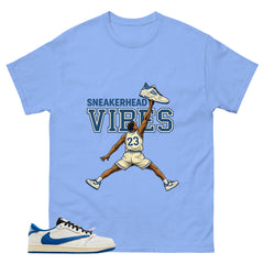 Cream Travis Scott Fragment Sail Military Blue 1s Shirt Sneakerhead Vibes Graphic