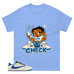 Cream Travis Scott Fragment Sail Military Blue 1s Shirt Vibe Check Graphic