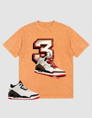 Cream World’s Best Dad 3s Zadago Washed T-shirt 3s Sneaker Graphic