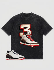Cream World’s Best Dad 3s Zadago Washed T-shirt 3s Sneaker Graphic