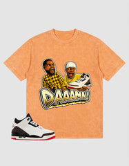 Cream World’s Best Dad 3s Zadago Washed T-shirt Daaamn Sneaker Graphic