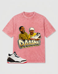 Cream World’s Best Dad 3s Zadago Washed T-shirt Daaamn Sneaker Graphic