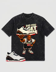 Cream World’s Best Dad 3s Zadago Washed T-shirt Did You Get Em Graphic