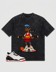 Cream World’s Best Dad 3s Zadago Washed T-shirt Mars Blackmon Graphic