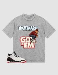 Cream World’s Best Dad 3s Zadago Washed T-shirt Nightmare On Elm Street Graphic