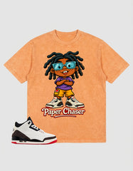 Cream World’s Best Dad 3s Zadago Washed T-shirt Paper Chaser Graphic