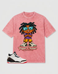 Cream World’s Best Dad 3s Zadago Washed T-shirt Paper Chaser Graphic