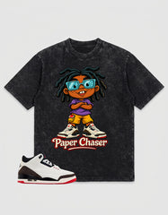 Cream World’s Best Dad 3s Zadago Washed T-shirt Paper Chaser Graphic