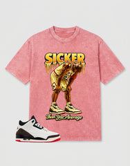 Cream World’s Best Dad 3s Zadago Washed T-shirt Sicker Graphic