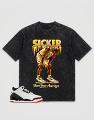 Cream World’s Best Dad 3s Zadago Washed T-shirt Sicker Graphic