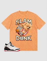 Cream World’s Best Dad 3s Zadago Washed T-shirt Slam Dunk Graphic