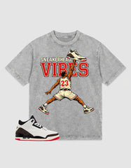 Cream World’s Best Dad 3s Zadago Washed T-shirt Sneakerhead Vibes Graphic