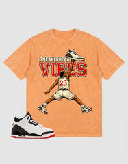 Cream World’s Best Dad 3s Zadago Washed T-shirt Sneakerhead Vibes Graphic