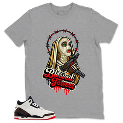 Cream World’s Best Dad 3s Zadago Shirt Blessed Forever Graphic