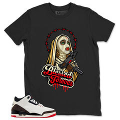 Cream World’s Best Dad 3s Zadago Shirt Blessed Forever Graphic
