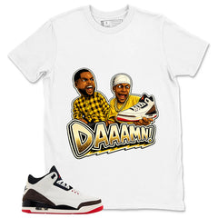 Cream World’s Best Dad 3s Zadago Shirt Daaamn Sneaker Graphic