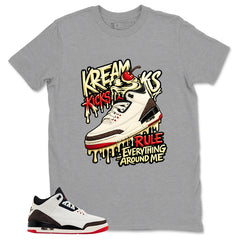 Cream World’s Best Dad 3s Zadago Shirt Kream Kicks Graphic