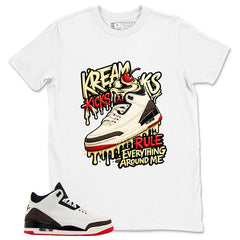 Cream World’s Best Dad 3s Zadago Shirt Kream Kicks Graphic