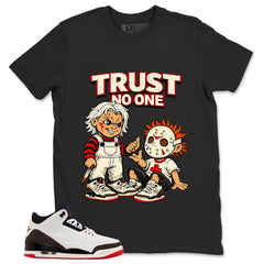 Cream World’s Best Dad 3s Zadago Shirt Trust No One Graphic