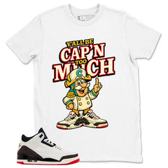 Cream World’s Best Dad 3s Zadago Shirt Y'all Be Cap'n Too Much Graphic