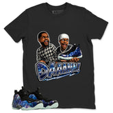 Daaamn Sneaker Meme Graphic Tee, Shirt to Match Air Foamposite One Galaxy, Air Foamposite Unisex Black Shirt