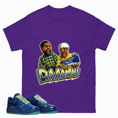 Daaamn Sneaker Meme Graphic Tee, Shirt to Match Air Force 1 Mystic Navy, Air Force 1 Unisex Shirt